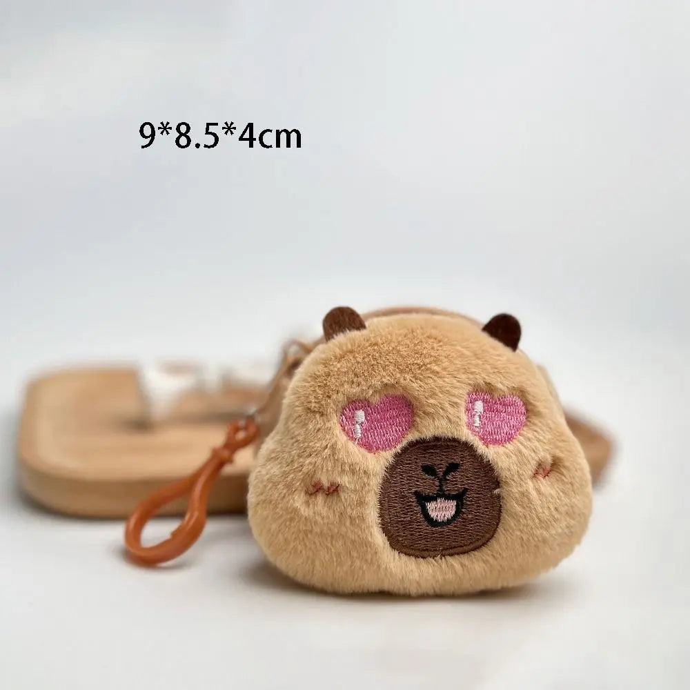 New Creative Capybara Anime Plush Coin Purse
