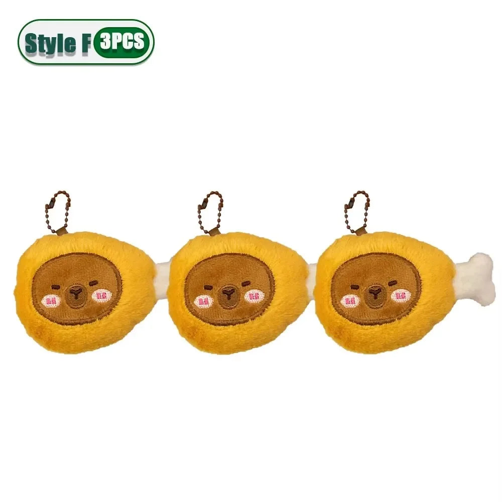 1-20PCS Kawaii Capybara Plush Pendant