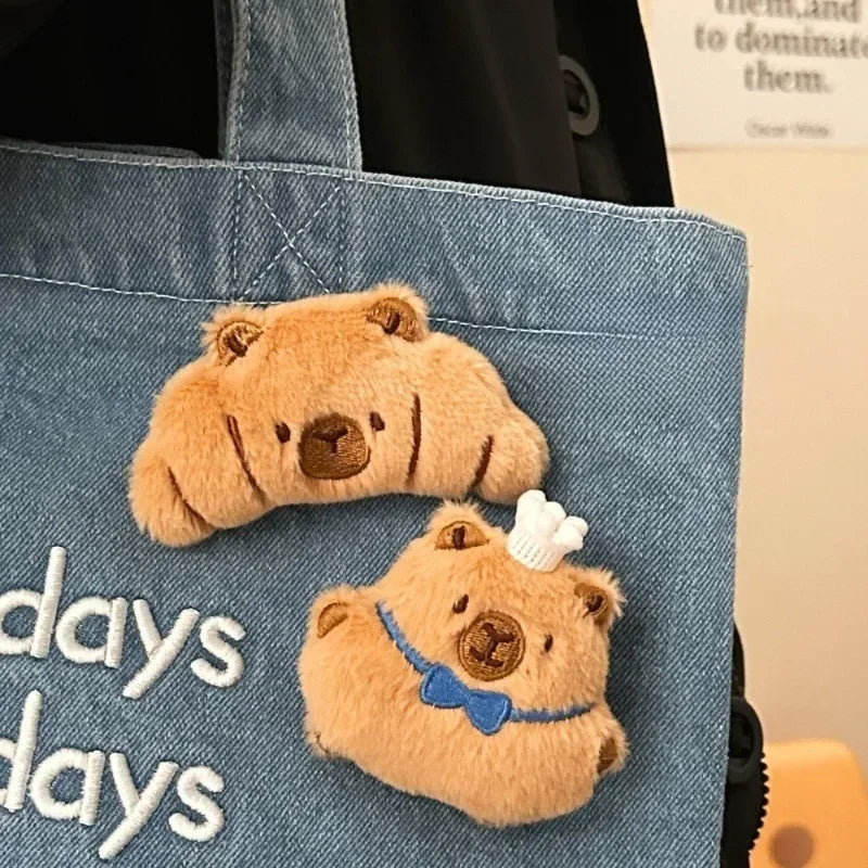 1-20PCS Kawaii Capybara Plush Pendant