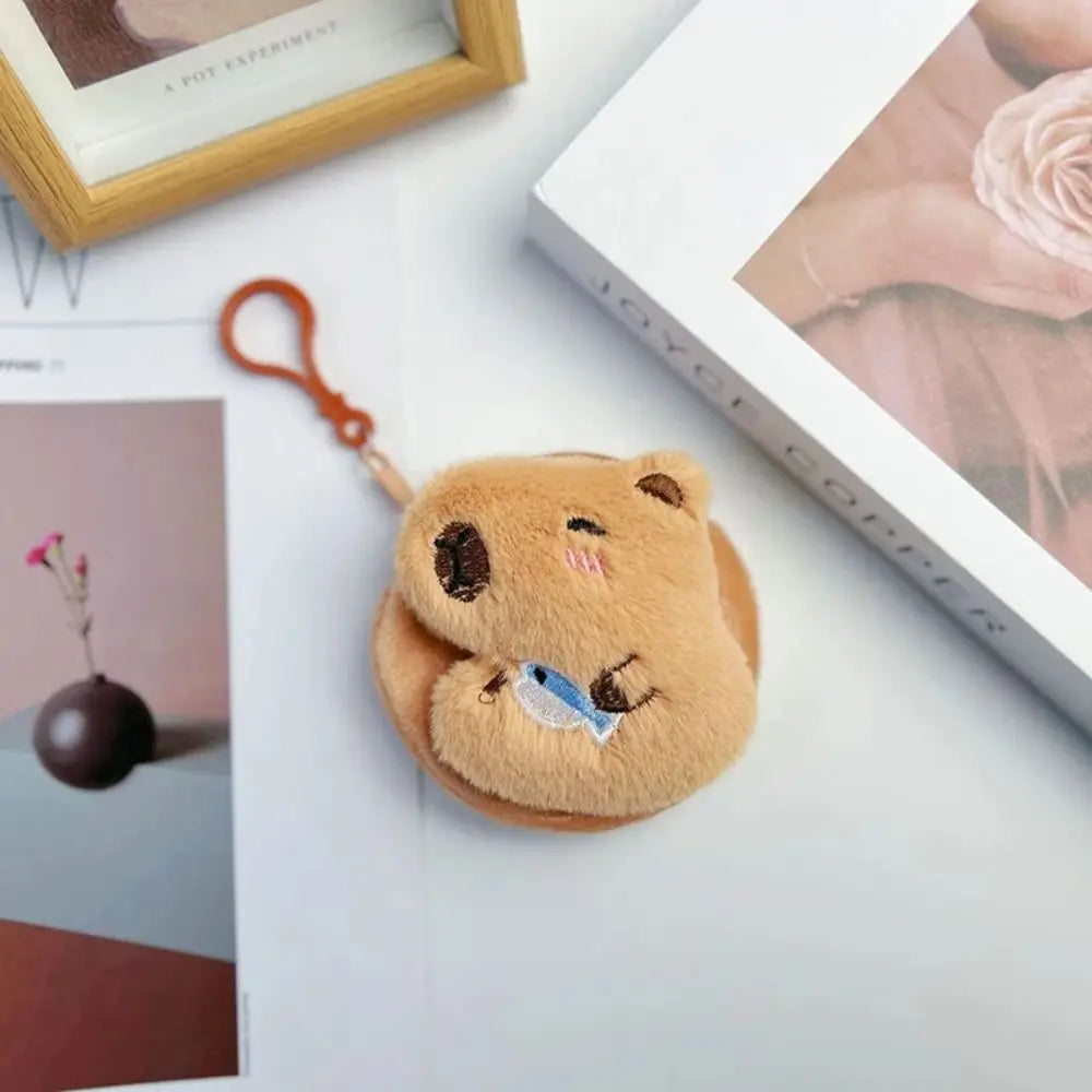 New Creative Capybara Anime Plush Coin Purse