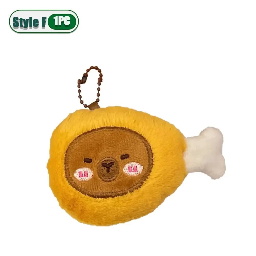 1-20PCS Kawaii Capybara Plush Pendant