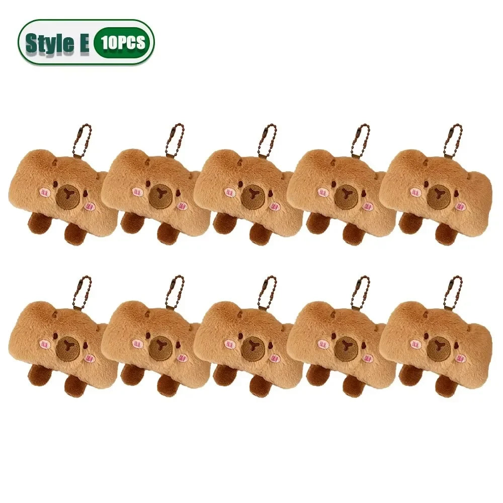 1-20PCS Kawaii Capybara Plush Pendant