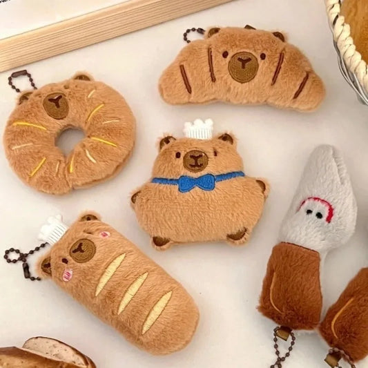 1-20PCS Kawaii Capybara Plush Pendant