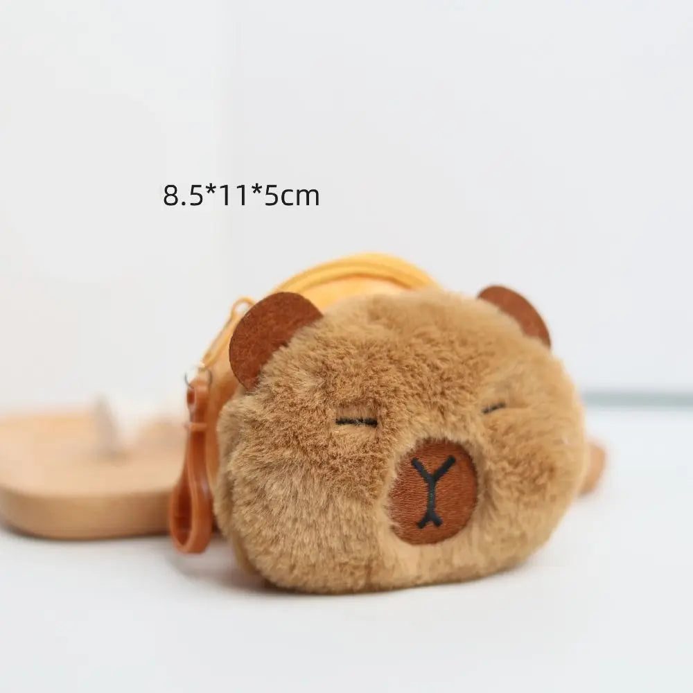 New Creative Capybara Anime Plush Coin Purse