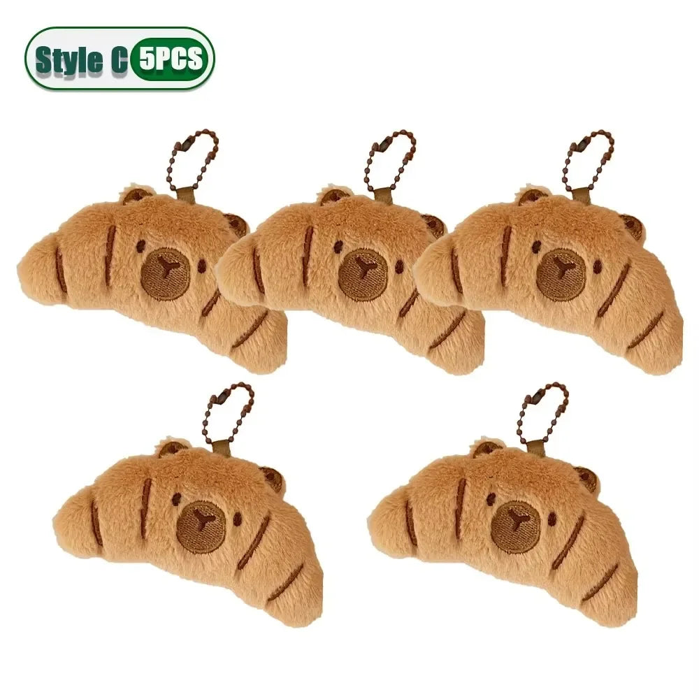 1-20PCS Kawaii Capybara Plush Pendant