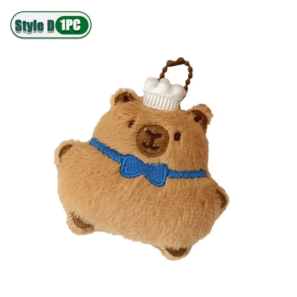 1-20PCS Kawaii Capybara Plush Pendant
