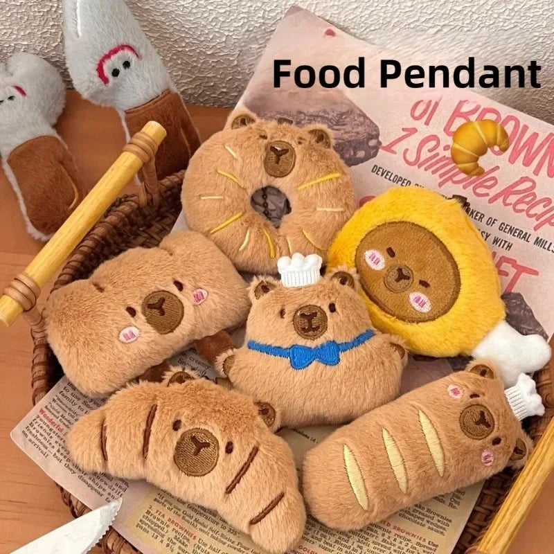 1-20PCS Kawaii Capybara Plush Pendant