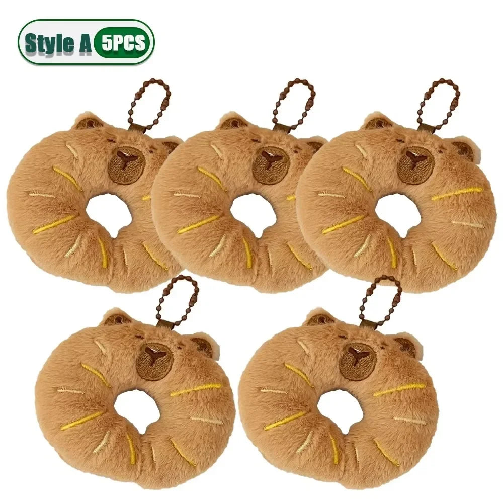 1-20PCS Kawaii Capybara Plush Pendant