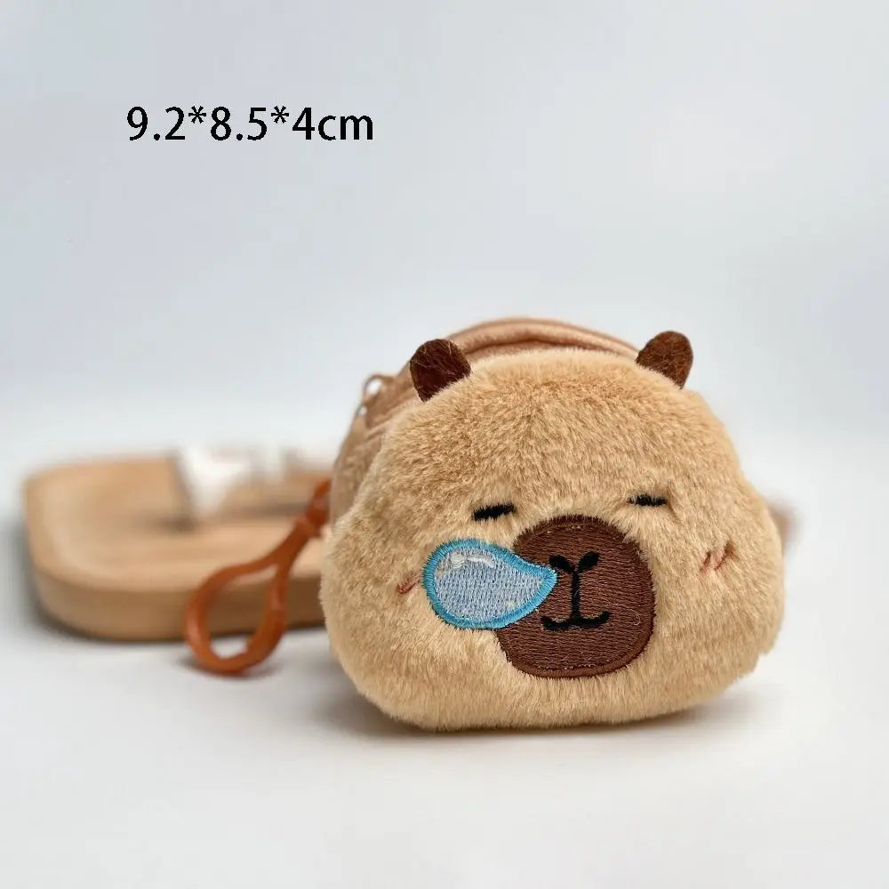 New Creative Capybara Anime Plush Coin Purse