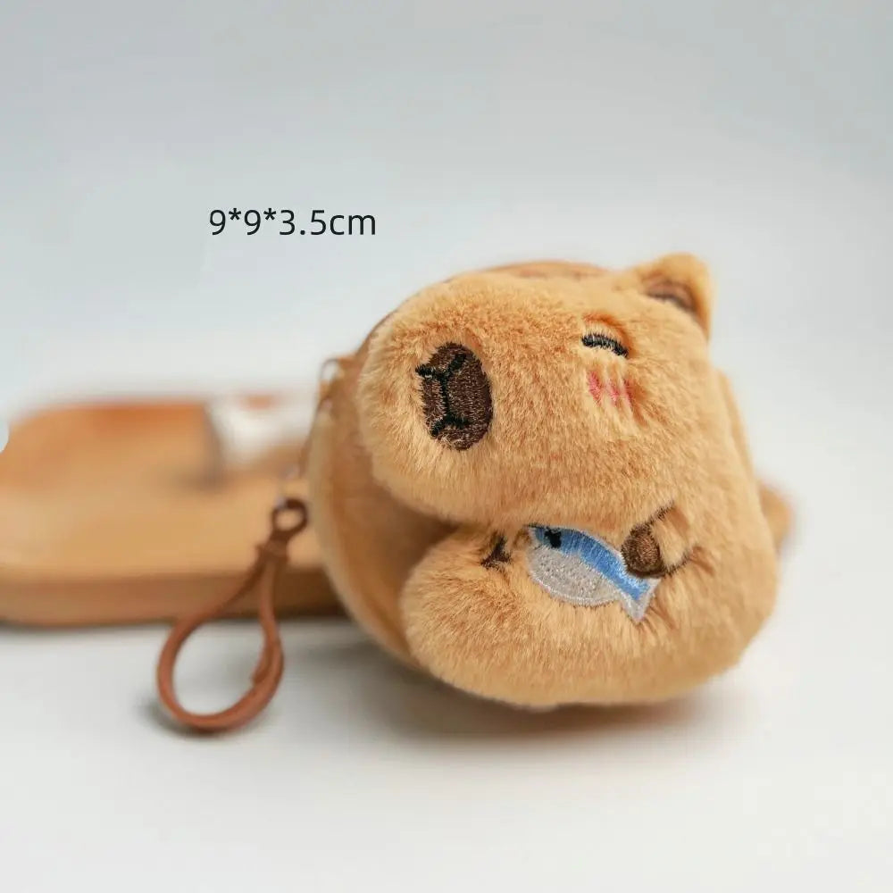 New Creative Capybara Anime Plush Coin Purse