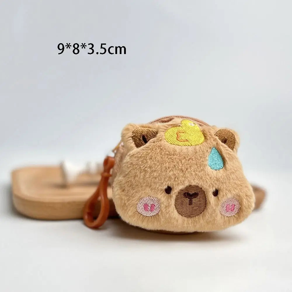 New Creative Capybara Anime Plush Coin Purse