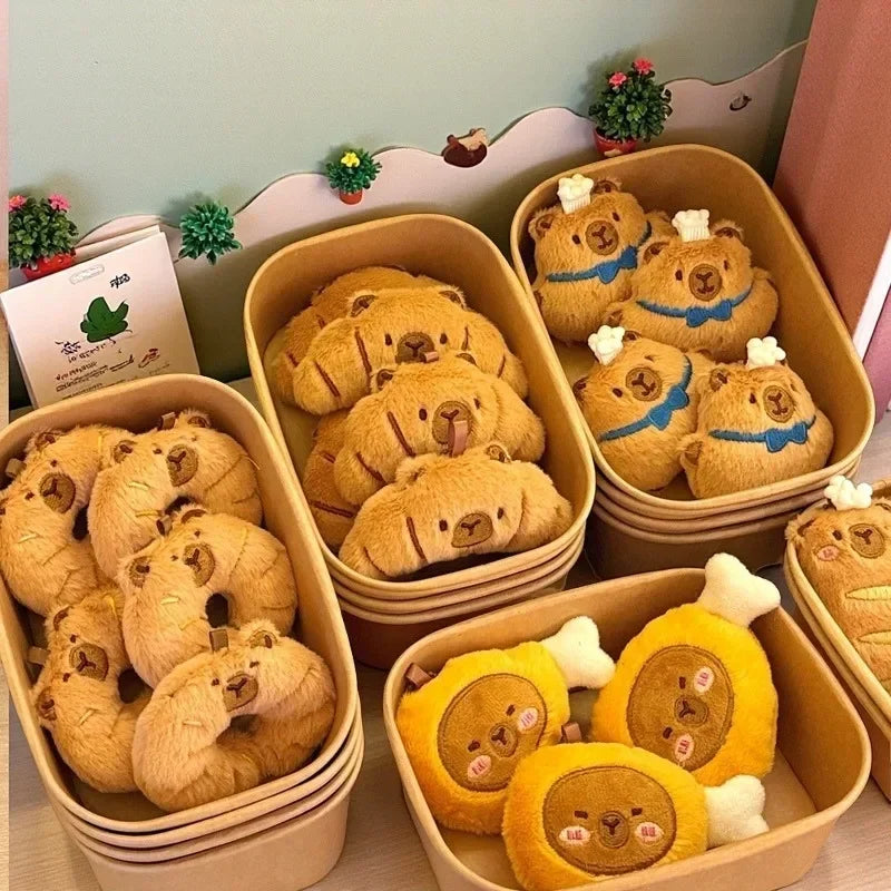 1-20PCS Kawaii Capybara Plush Pendant