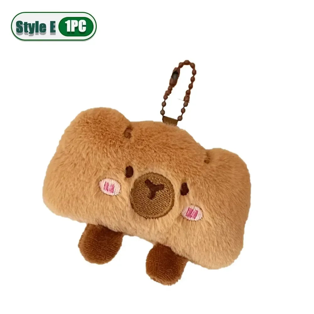 1-20PCS Kawaii Capybara Plush Pendant