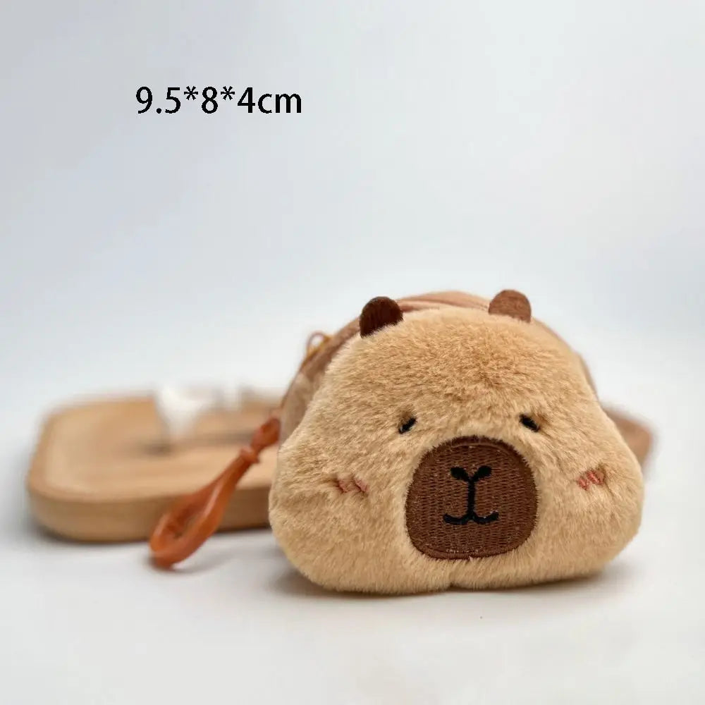 New Creative Capybara Anime Plush Coin Purse