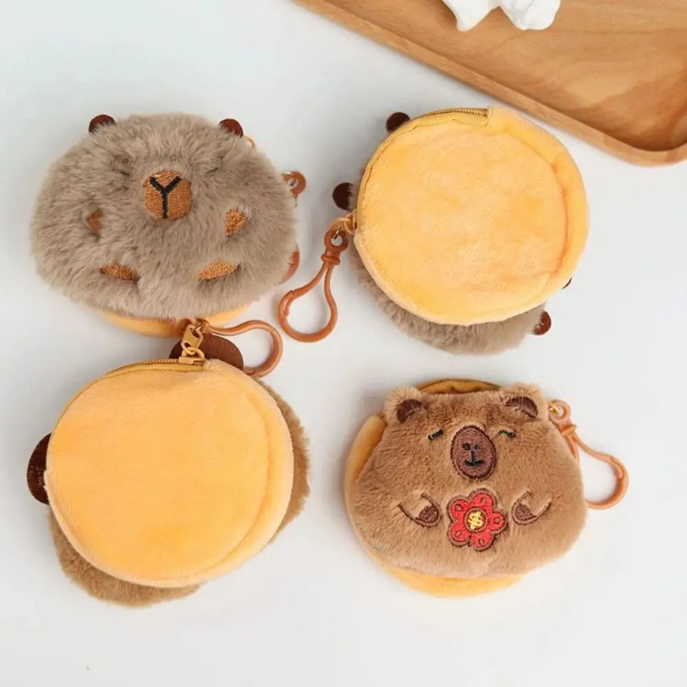 New Creative Capybara Anime Plush Coin Purse