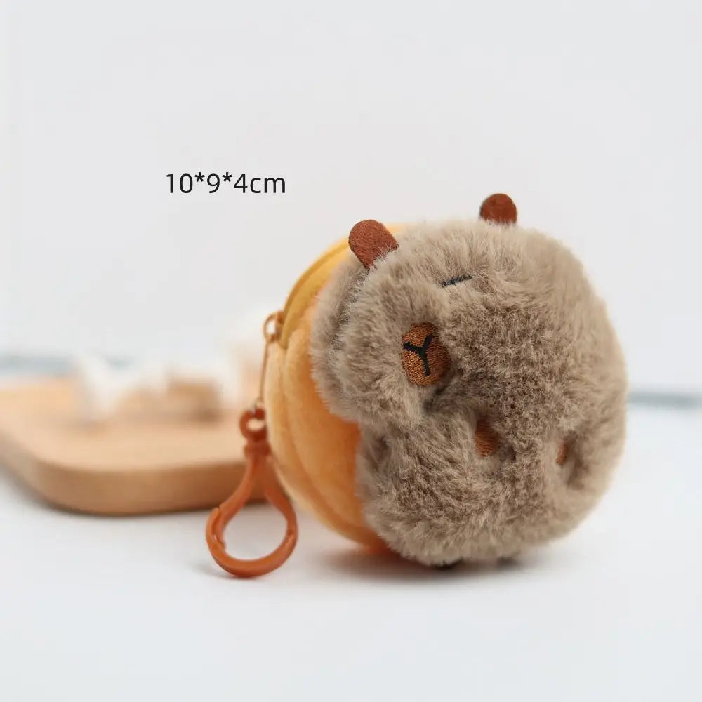 New Creative Capybara Anime Plush Coin Purse