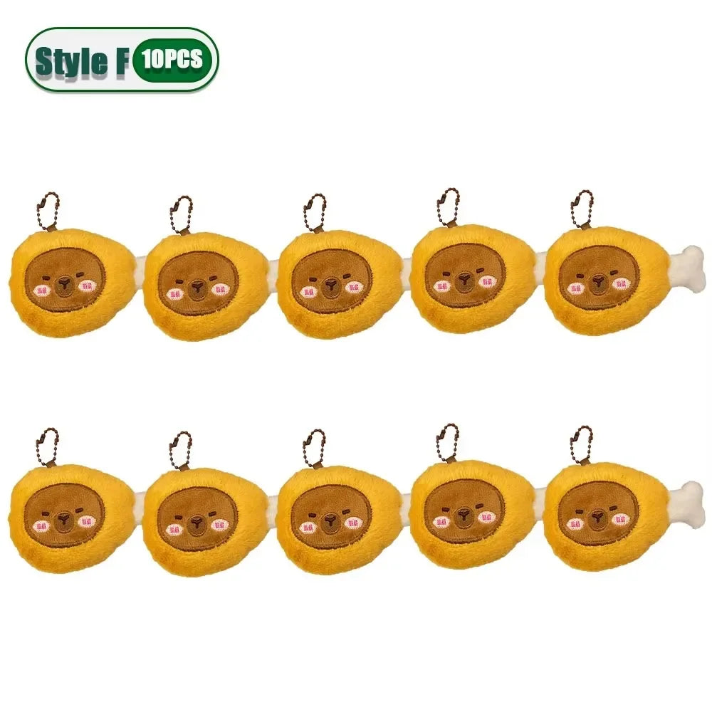 1-20PCS Kawaii Capybara Plush Pendant