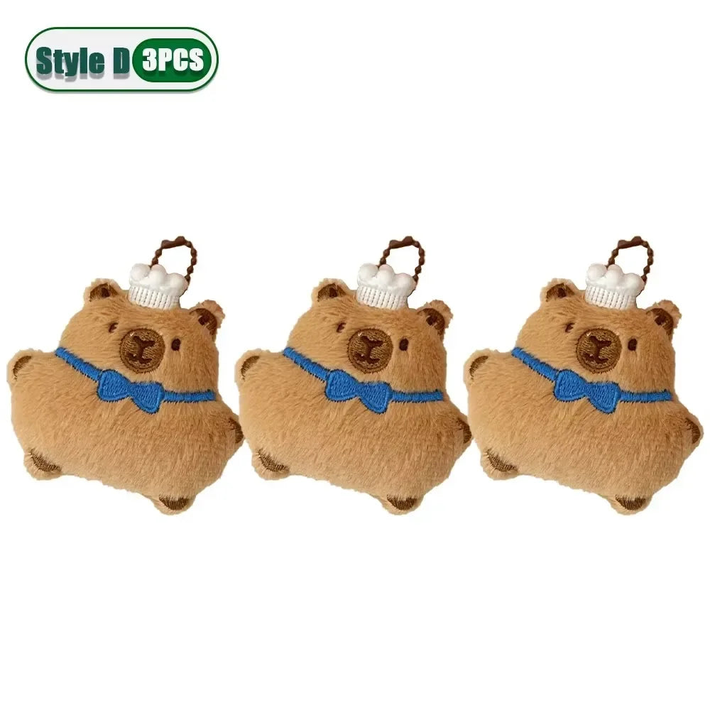 1-20PCS Kawaii Capybara Plush Pendant