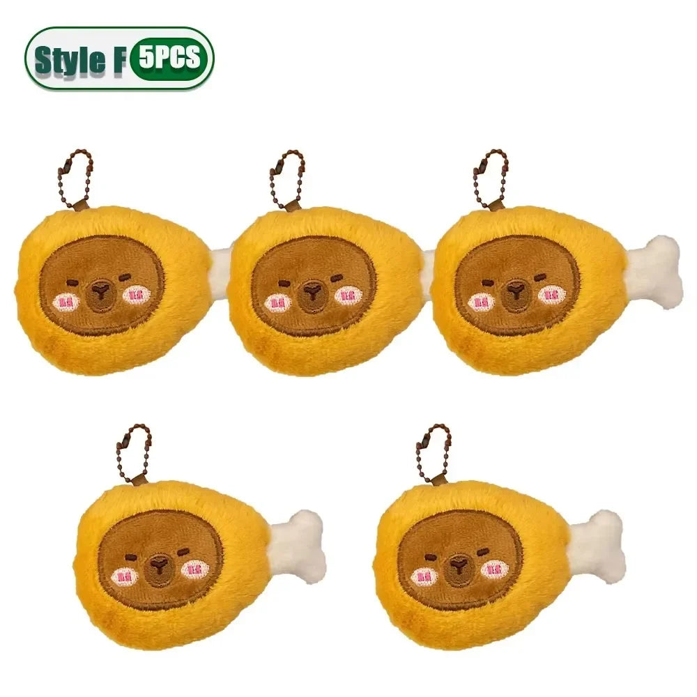 1-20PCS Kawaii Capybara Plush Pendant