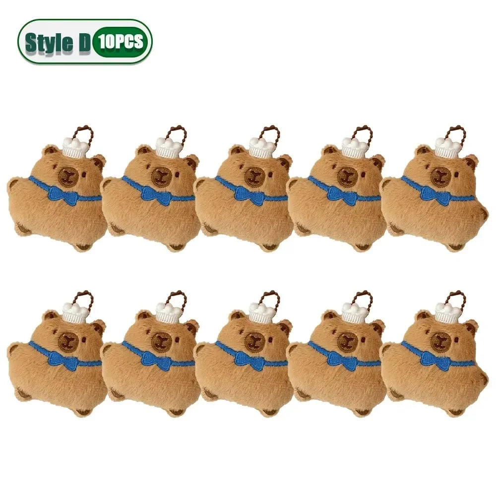 1-20PCS Kawaii Capybara Plush Pendant