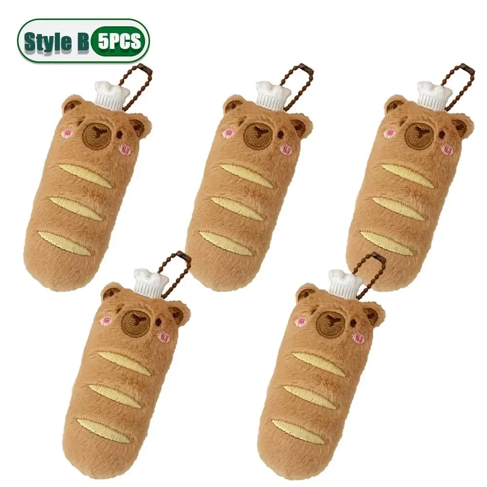 1-20PCS Kawaii Capybara Plush Pendant