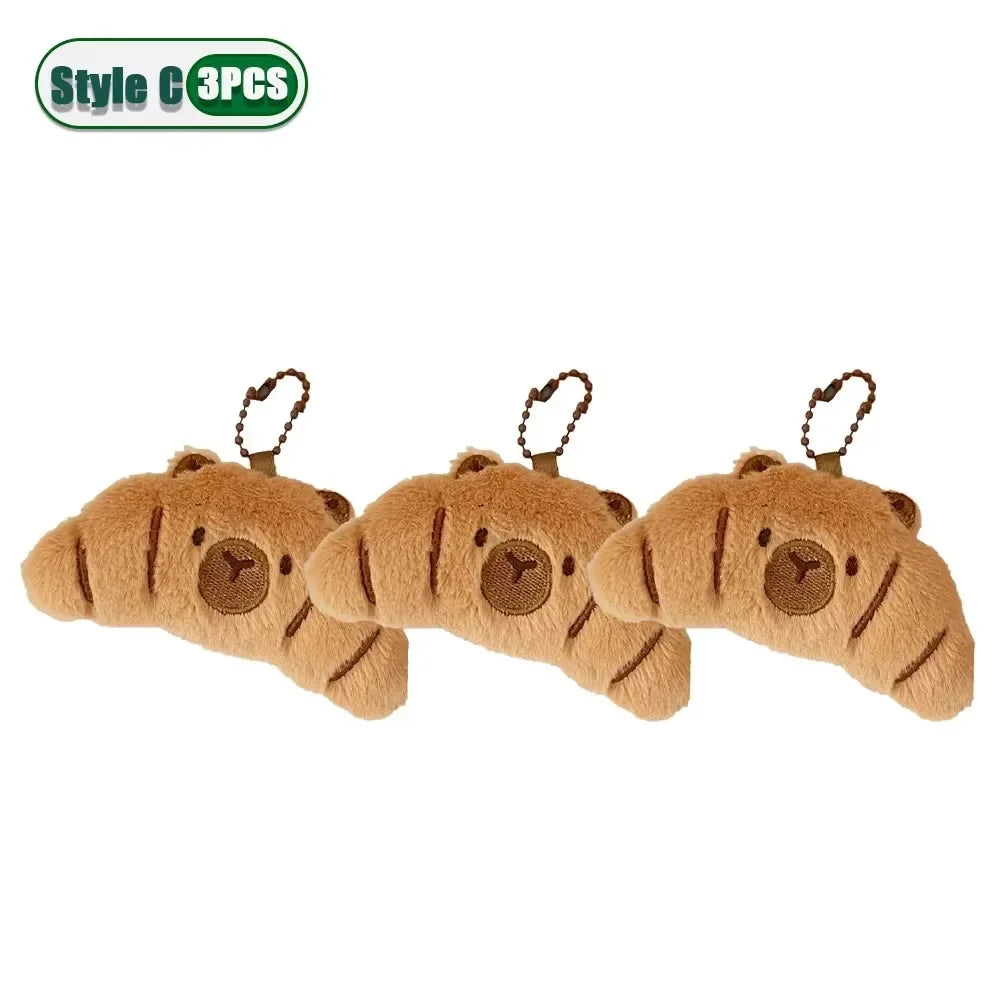 1-20PCS Kawaii Capybara Plush Pendant