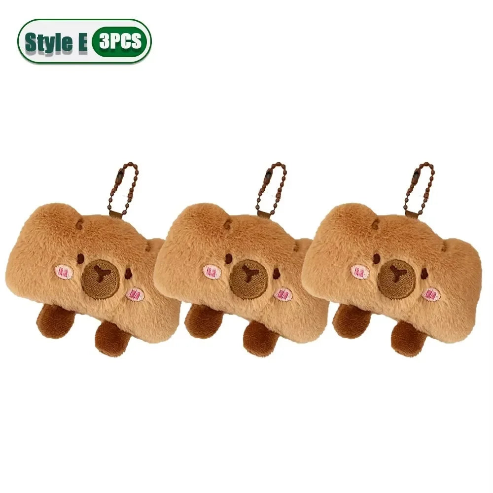 1-20PCS Kawaii Capybara Plush Pendant