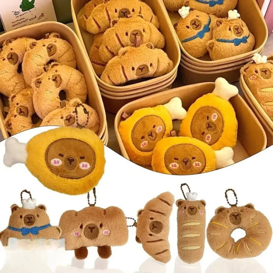 1-20PCS Kawaii Capybara Plush Pendant