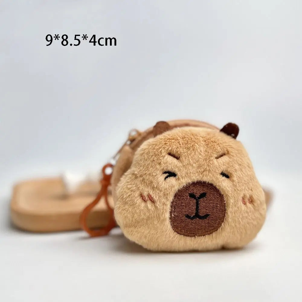 New Creative Capybara Anime Plush Coin Purse