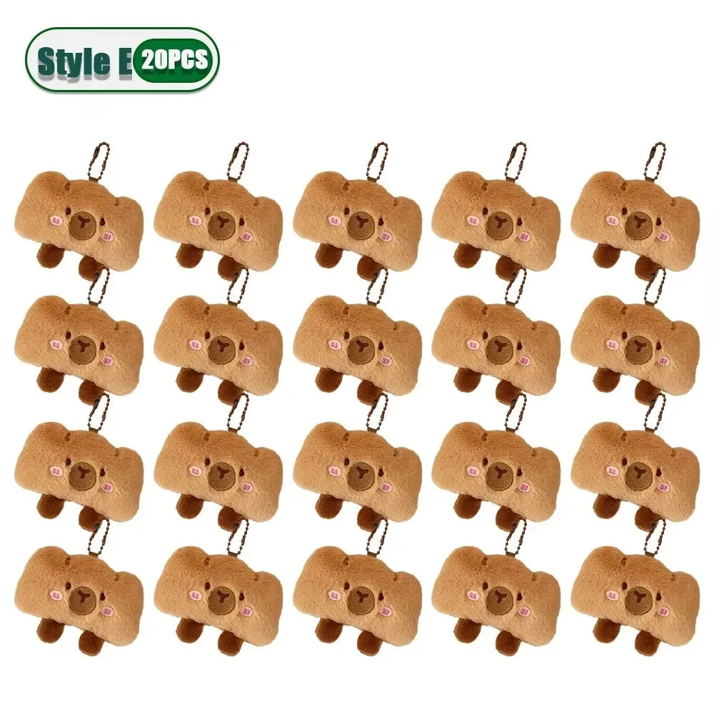 1-20PCS Kawaii Capybara Plush Pendant