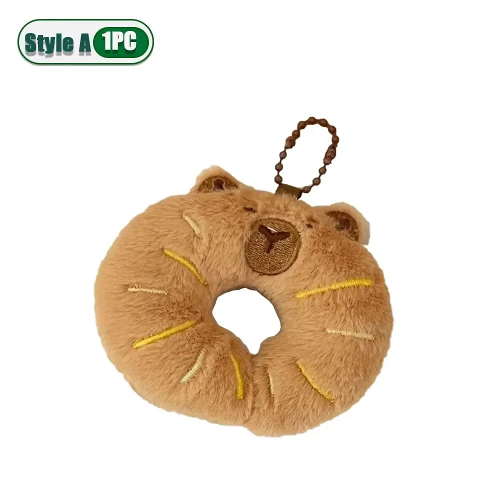 1-20PCS Kawaii Capybara Plush Pendant