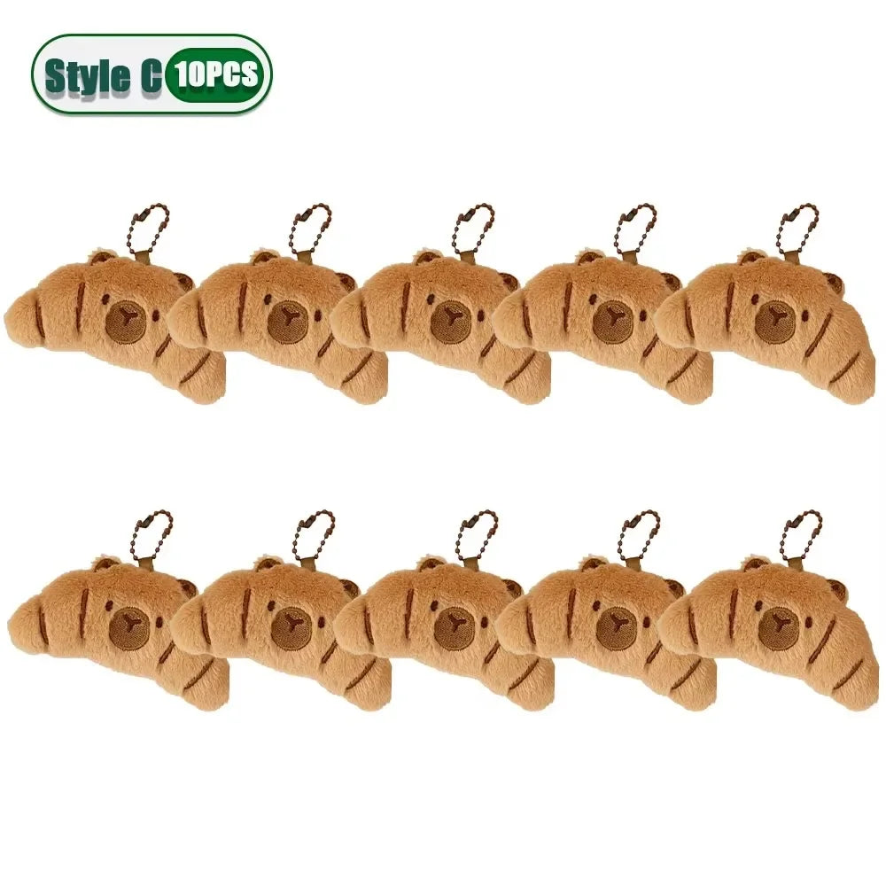 1-20PCS Kawaii Capybara Plush Pendant